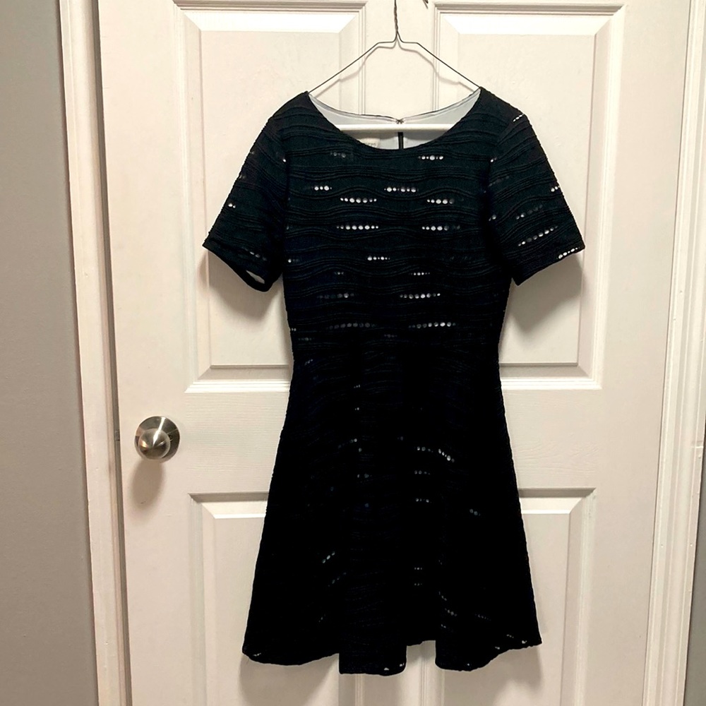Donna Morgan back and white eyelet dress size 8